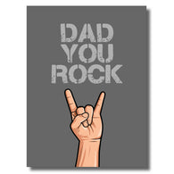 Dad You Rock Card